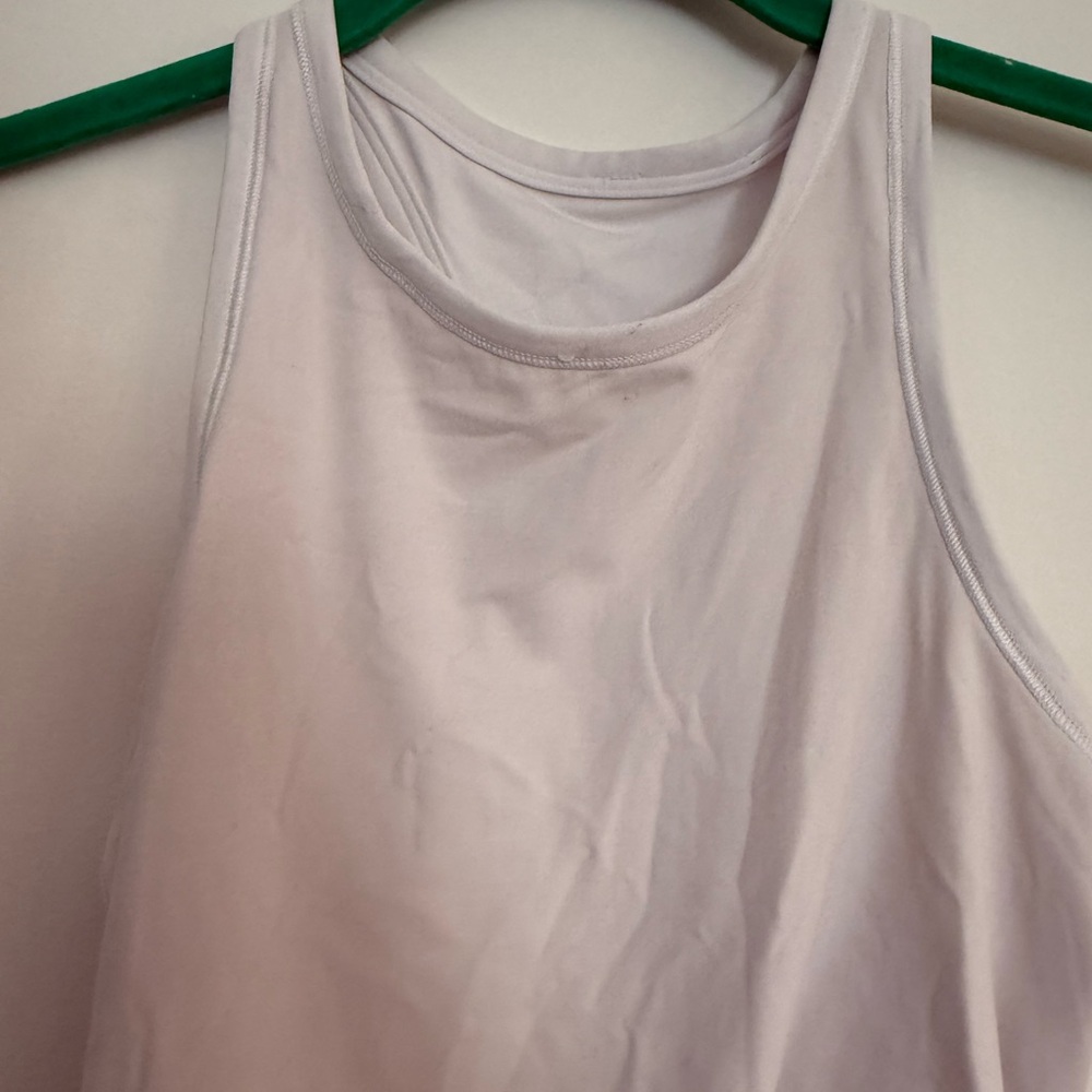 White Lululemon Racerback Tank Top - Picture 4 of 4